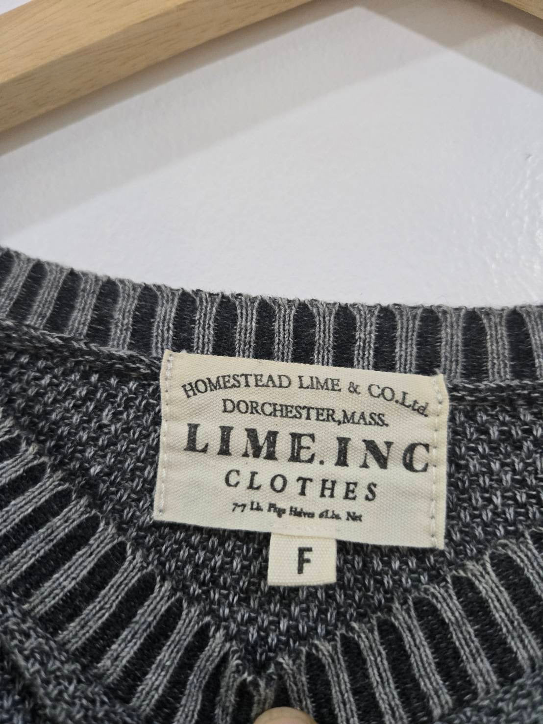 Grey Knit Sweater Dress — LIME.INC