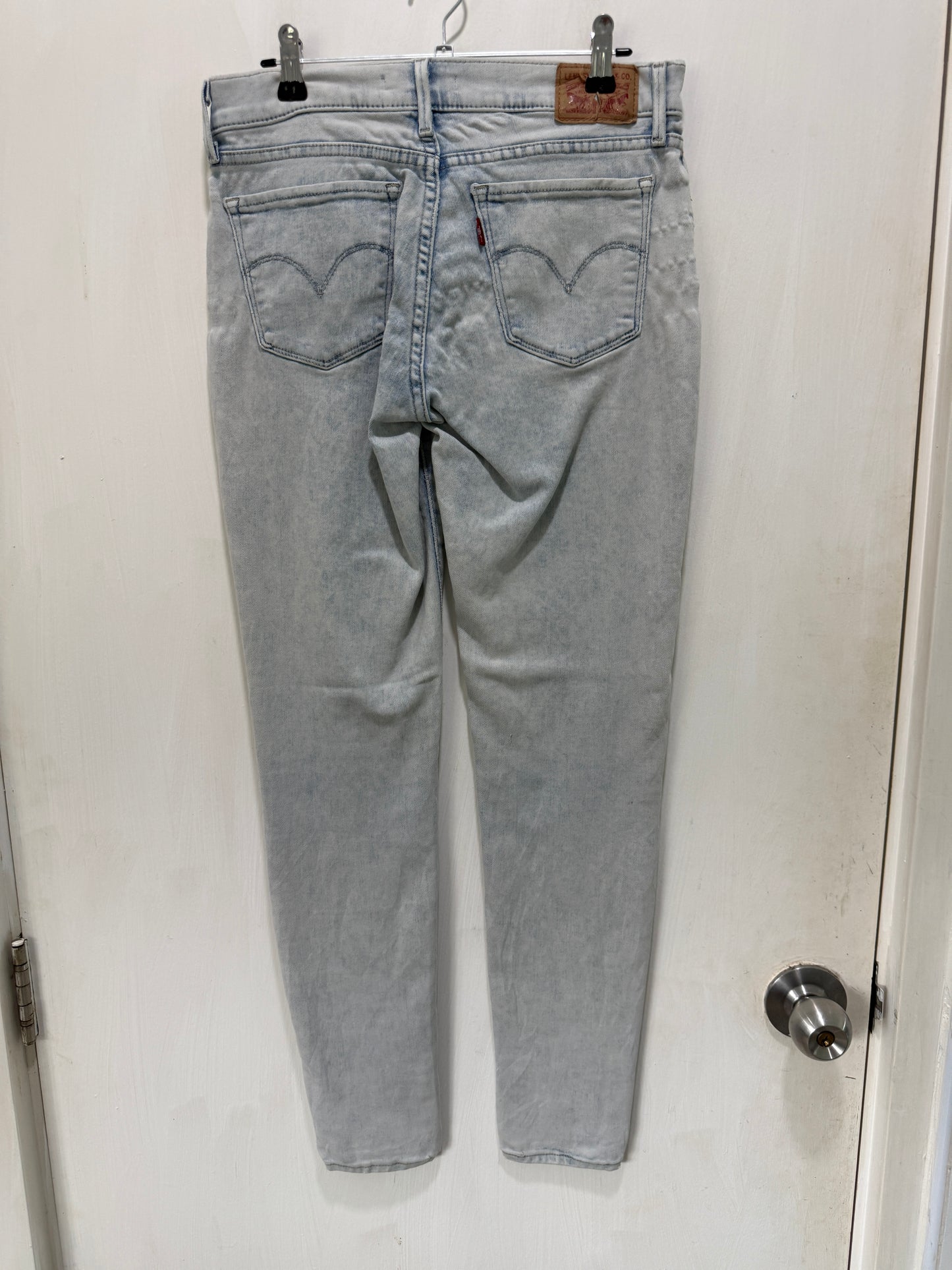 Levi's 710 Super Skinny Light Grey Jeans 28