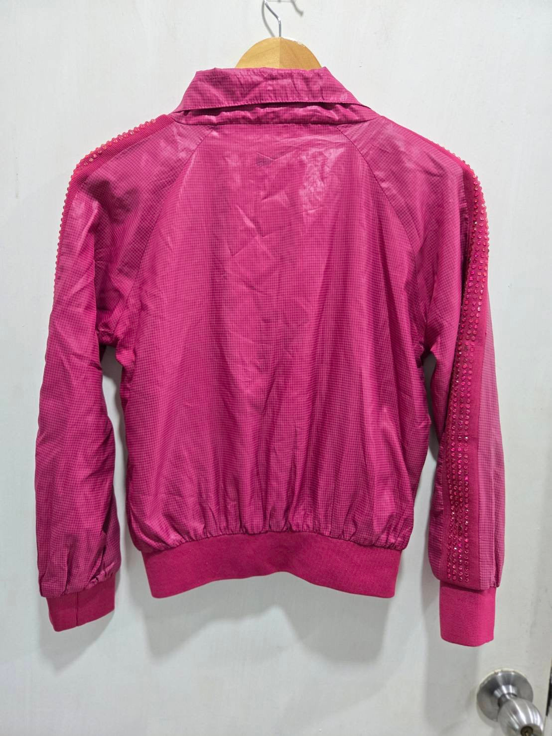 Nike Fuchsia Pink Essential Running Jacket