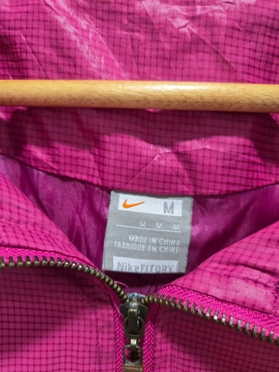 Nike Fuchsia Pink Essential Running Jacket