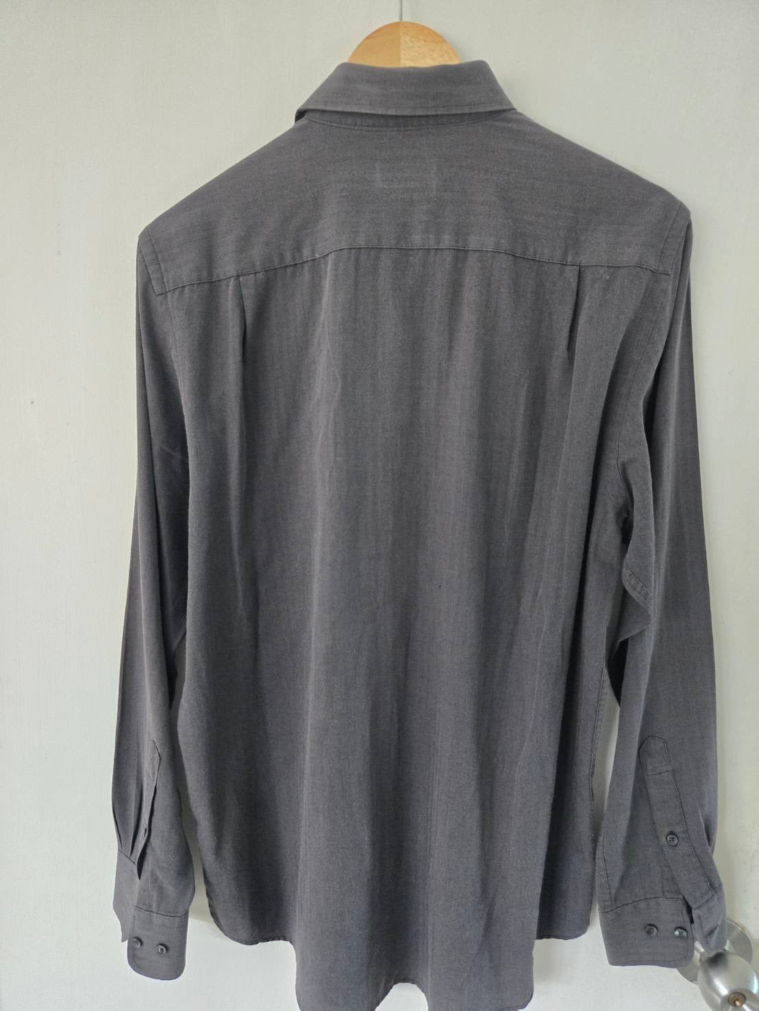 The Nolan Dress Shirt — Pewter Grey — Mizzen + Main