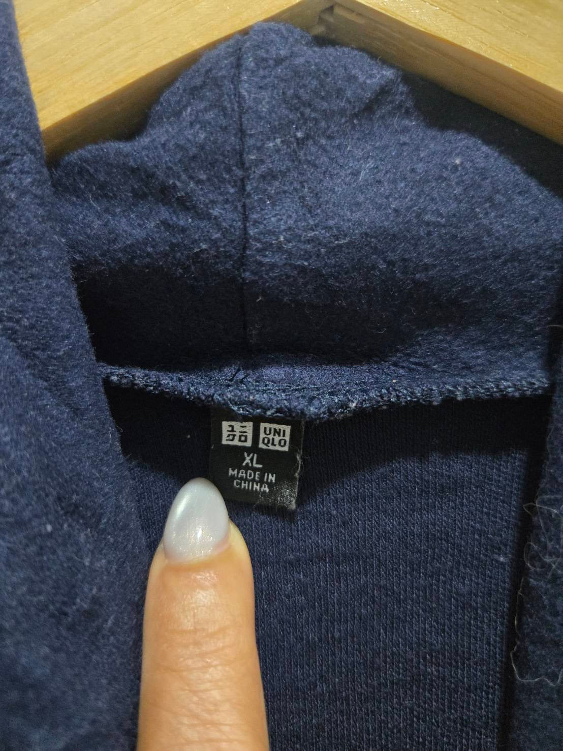 UNIQLO Navy Blue Merino Wool Turtleneck Tee