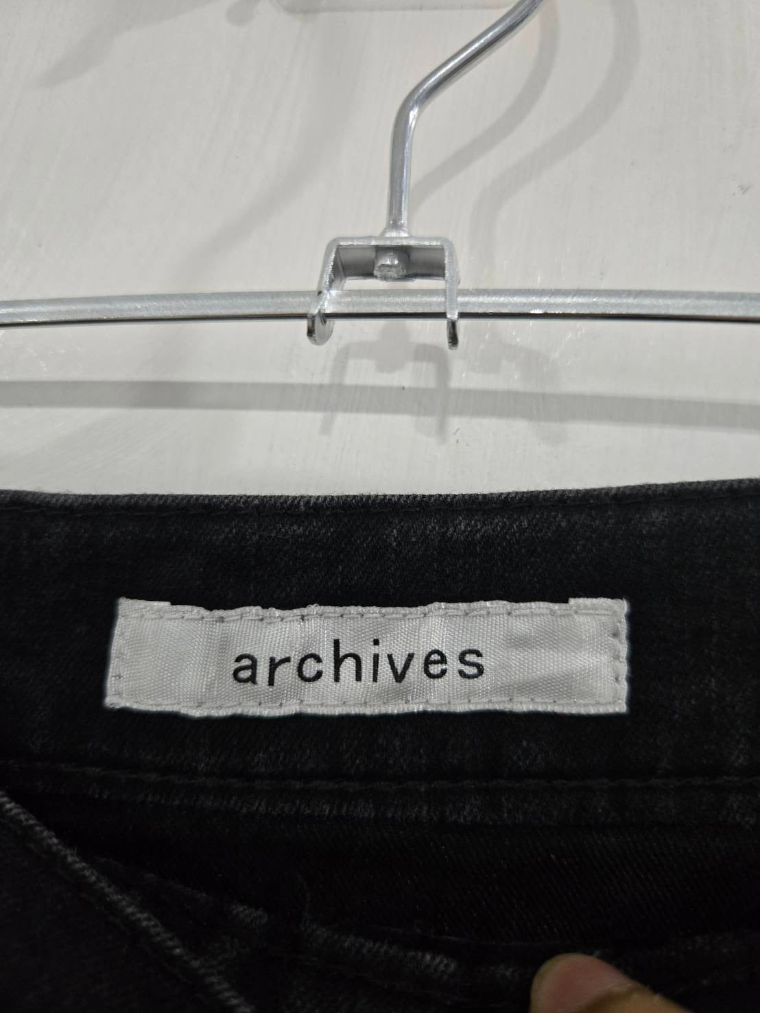 Archives Black High-Waist Skinny Jeans