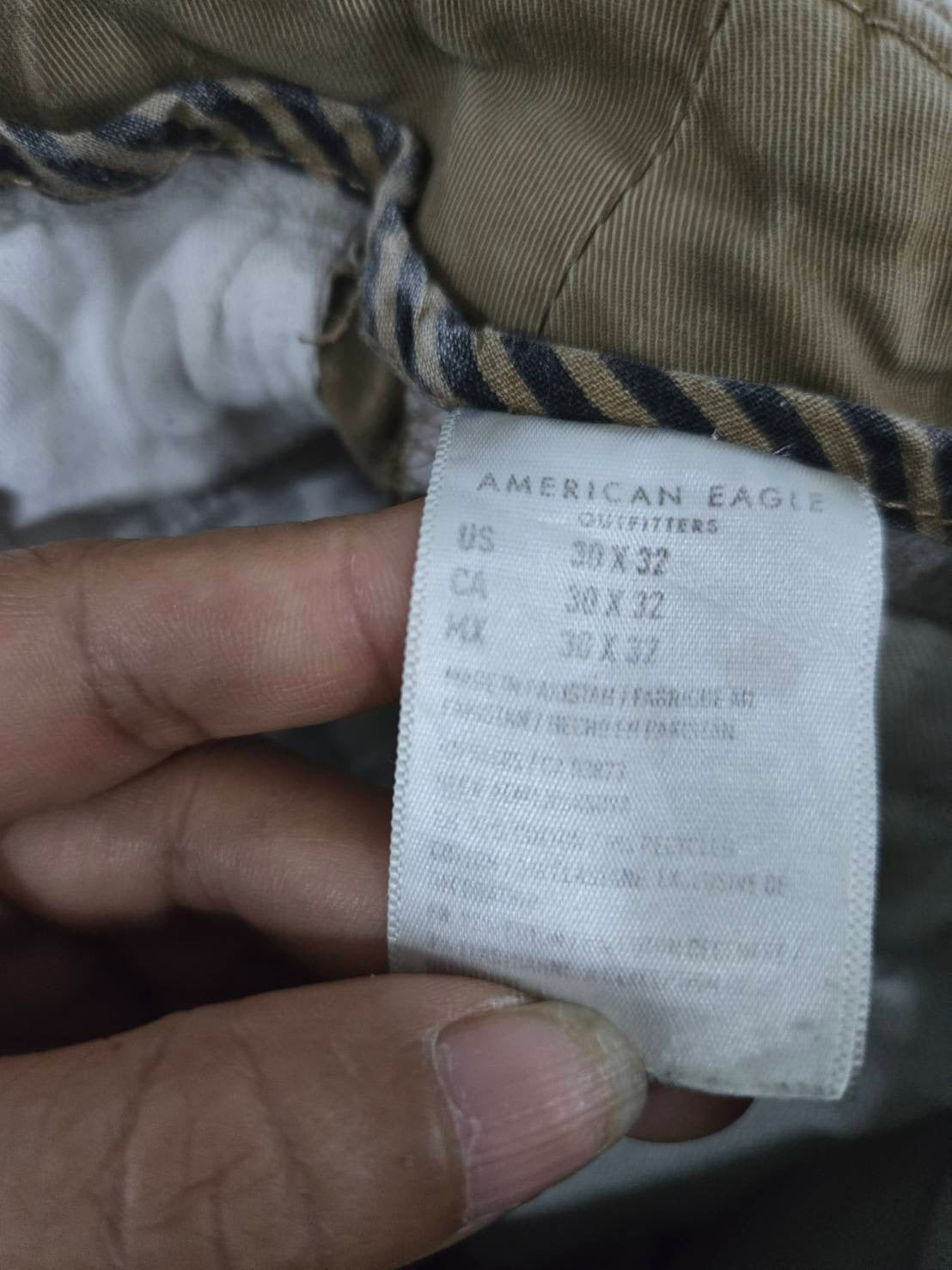 American Eagle Khaki Chino Pants