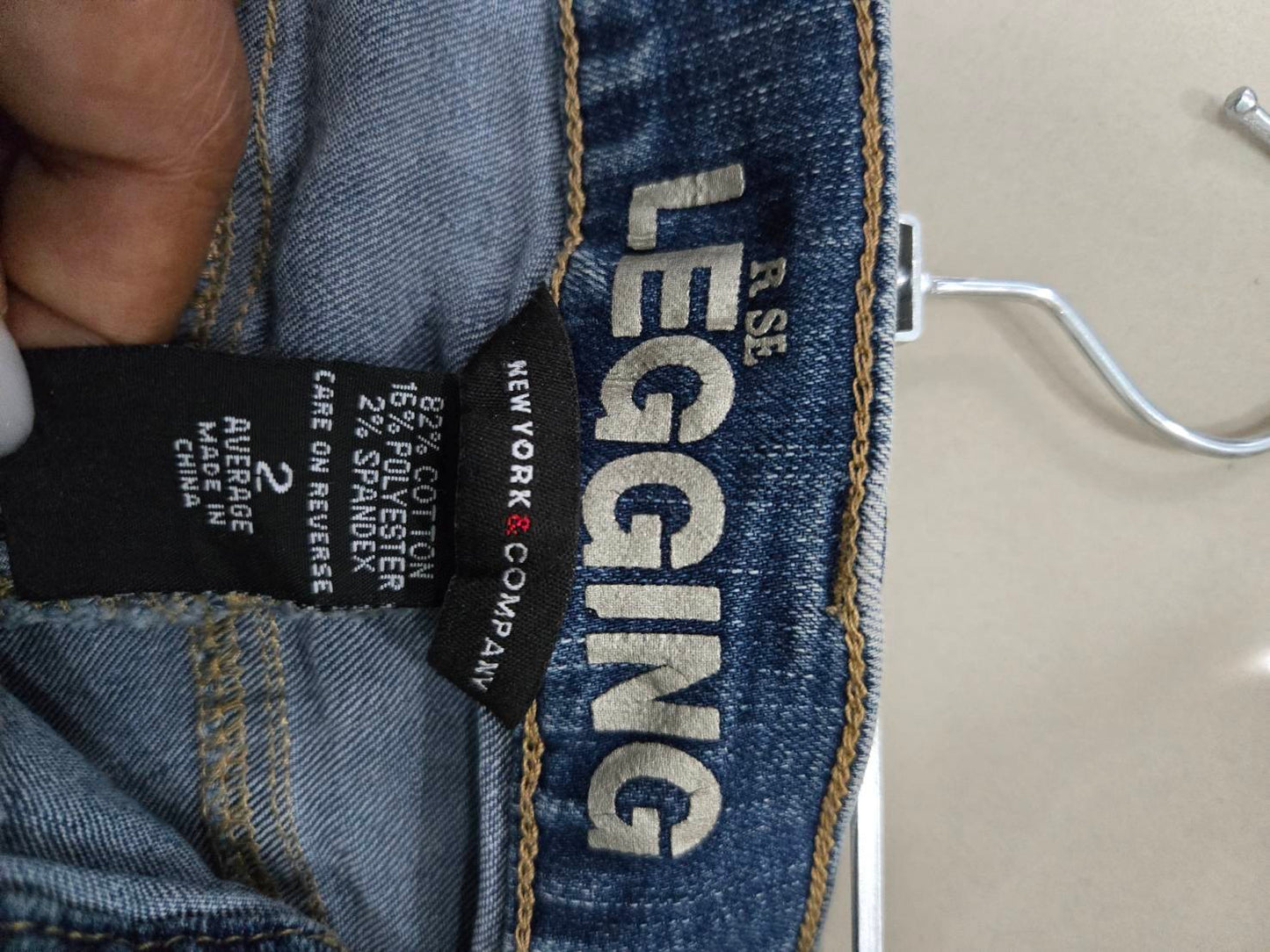 New York & Company Dark Wash Skinny Jeans