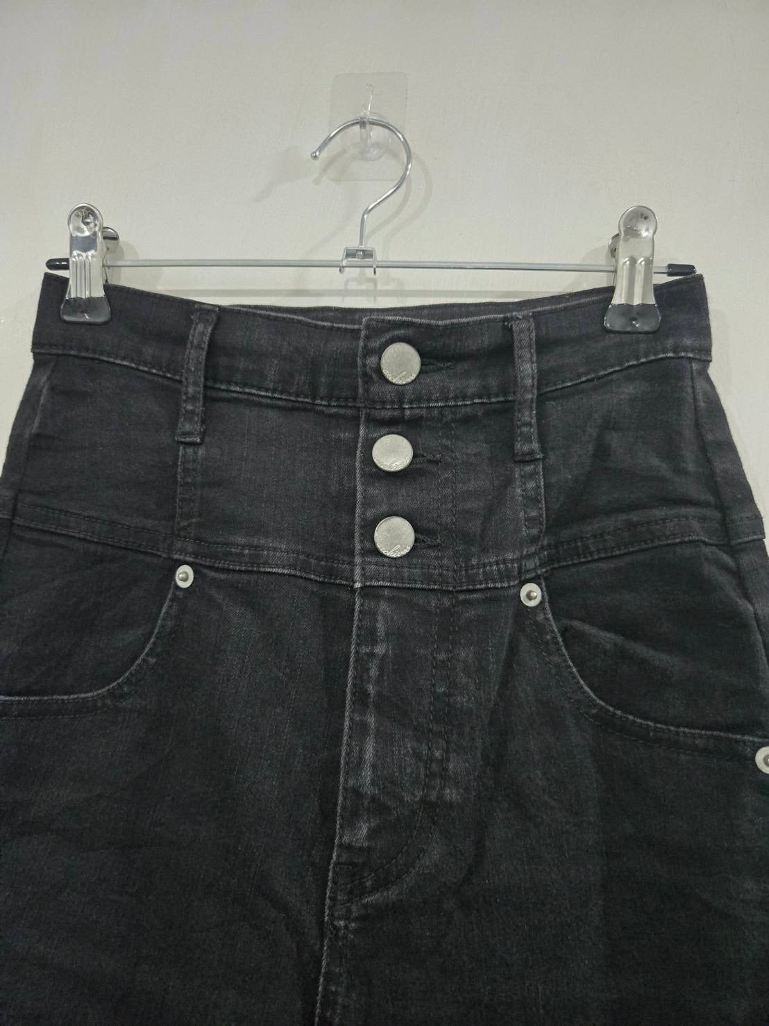 Archives Black High-Waist Skinny Jeans