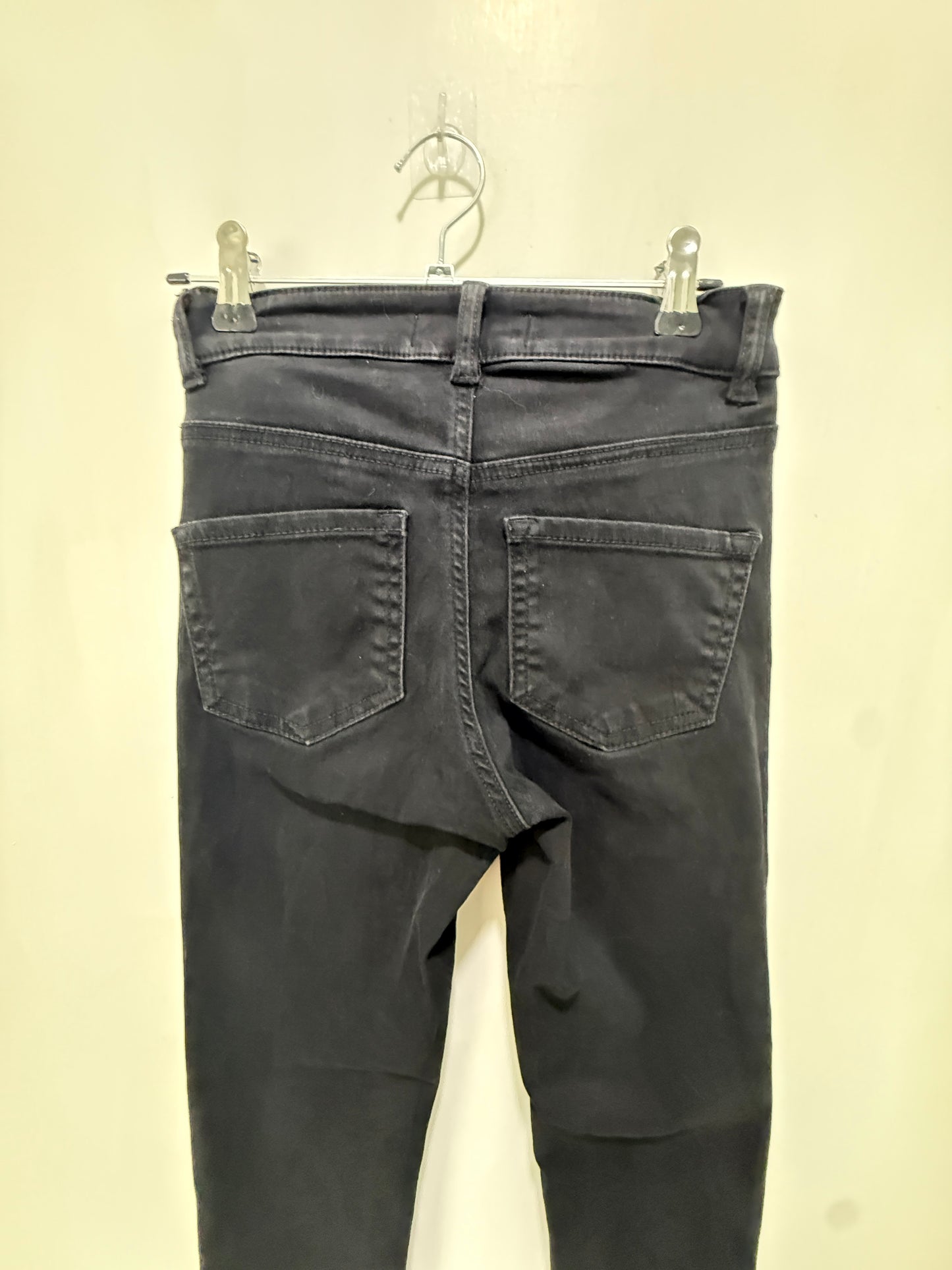 Denim Co. Black High-Rise Skinny Jeans EUR 32