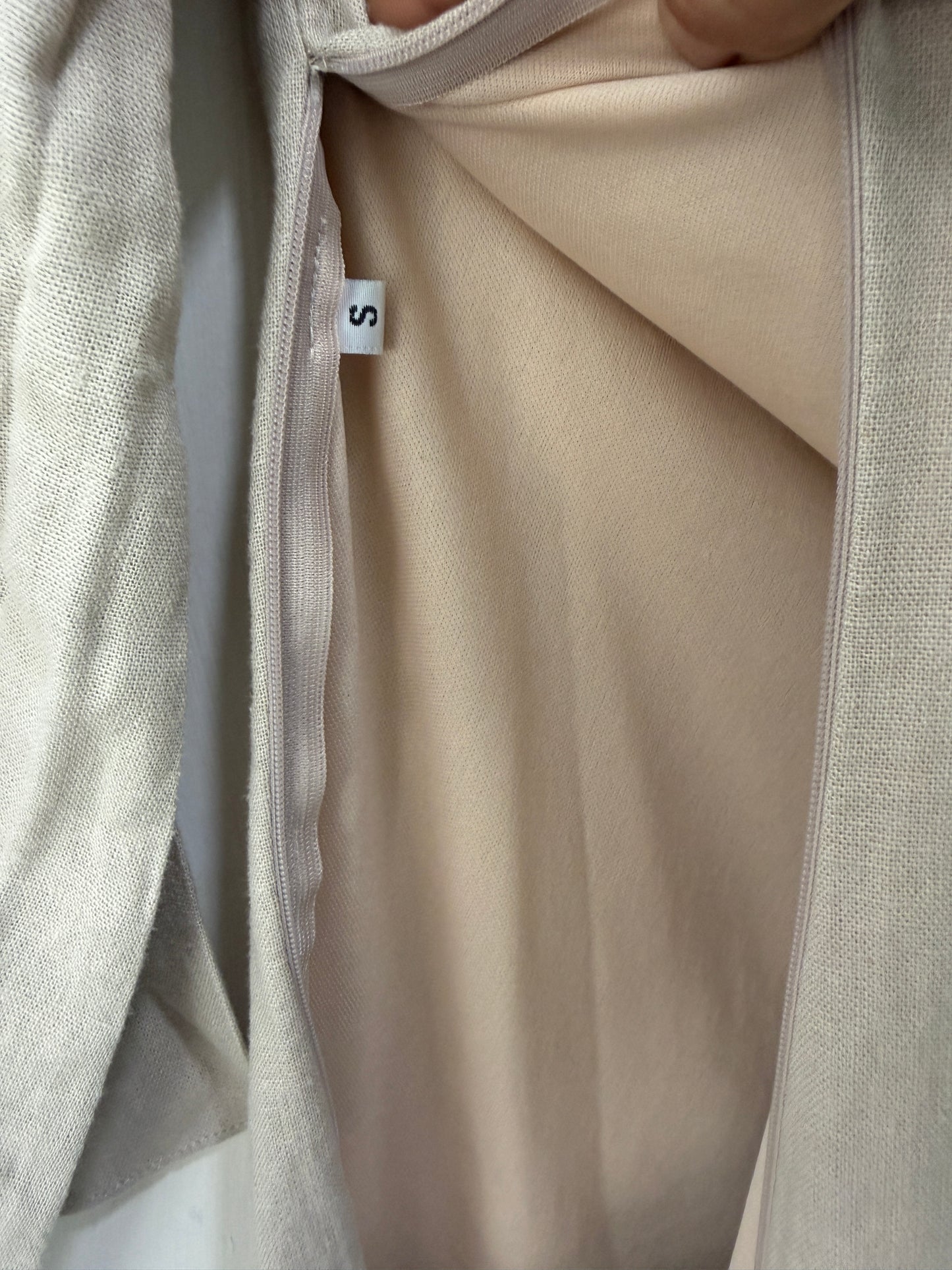 Beige Asymmetric Off-the-Shoulder Mini Dress — Effortless Summer Chic — No Label