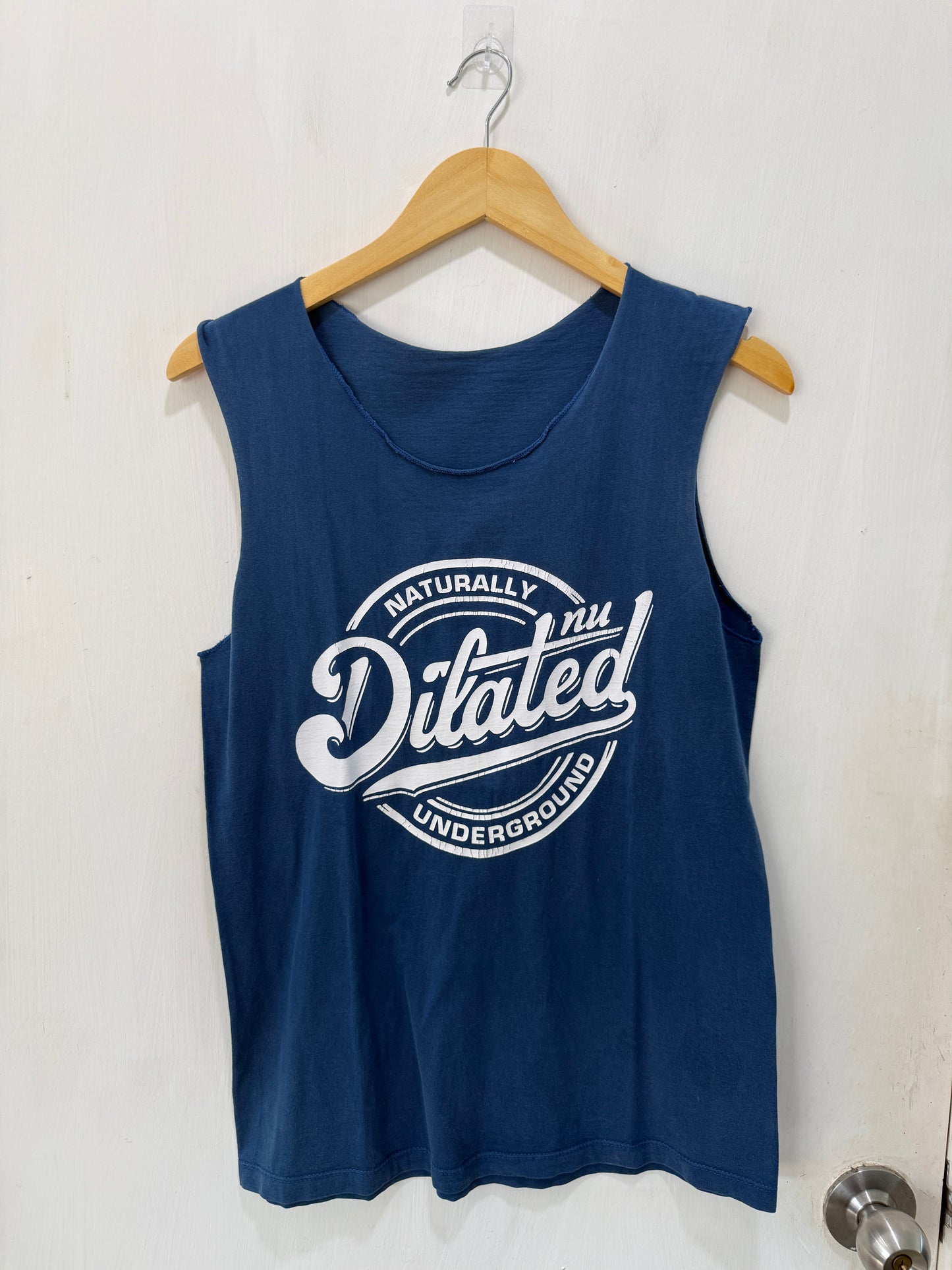Dilated Blue Naturally Dilated Underground Graphic Tank Top Size M/L
