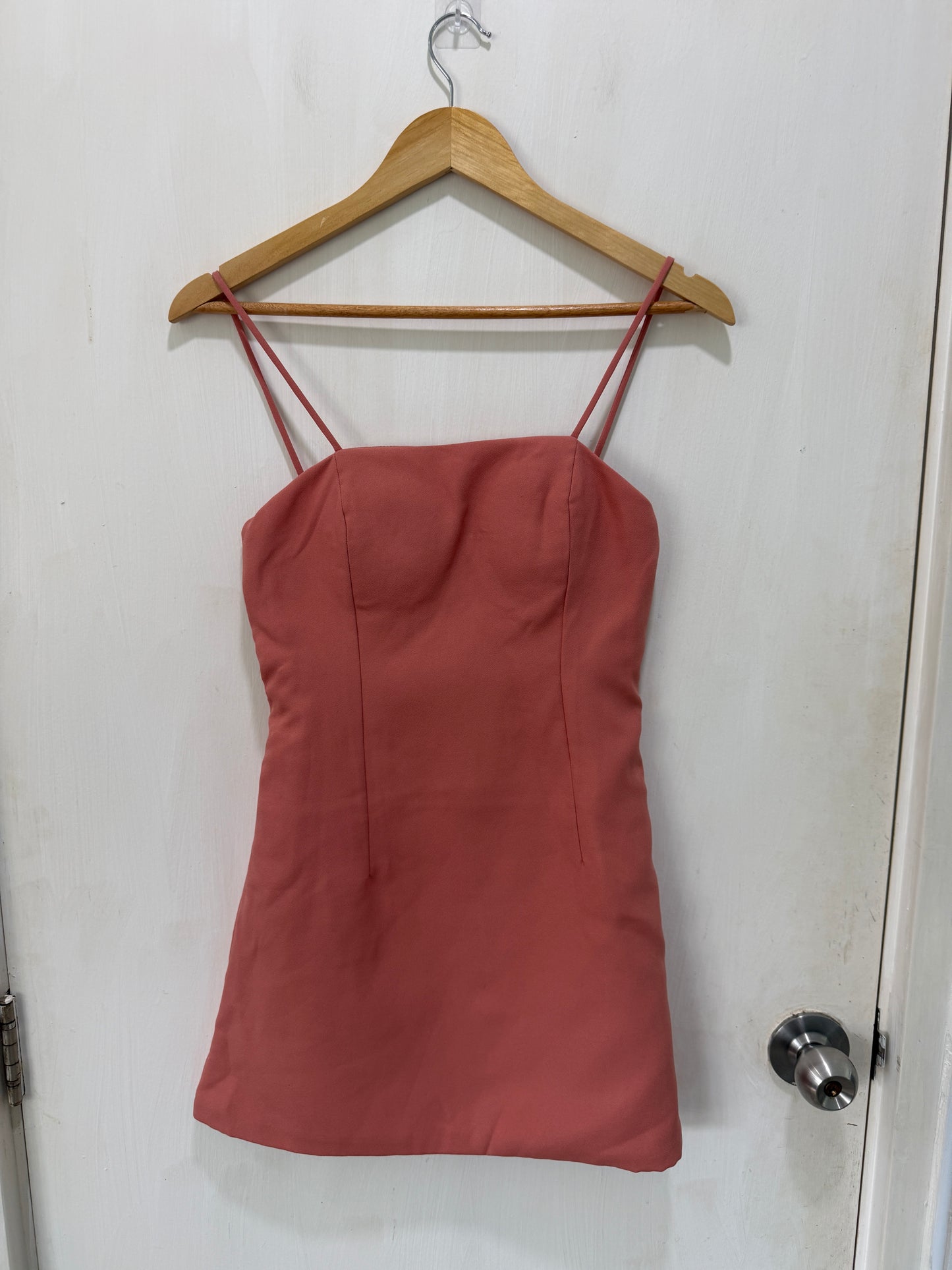 Vasaa Shop Pink Structured Mini Dress Size L