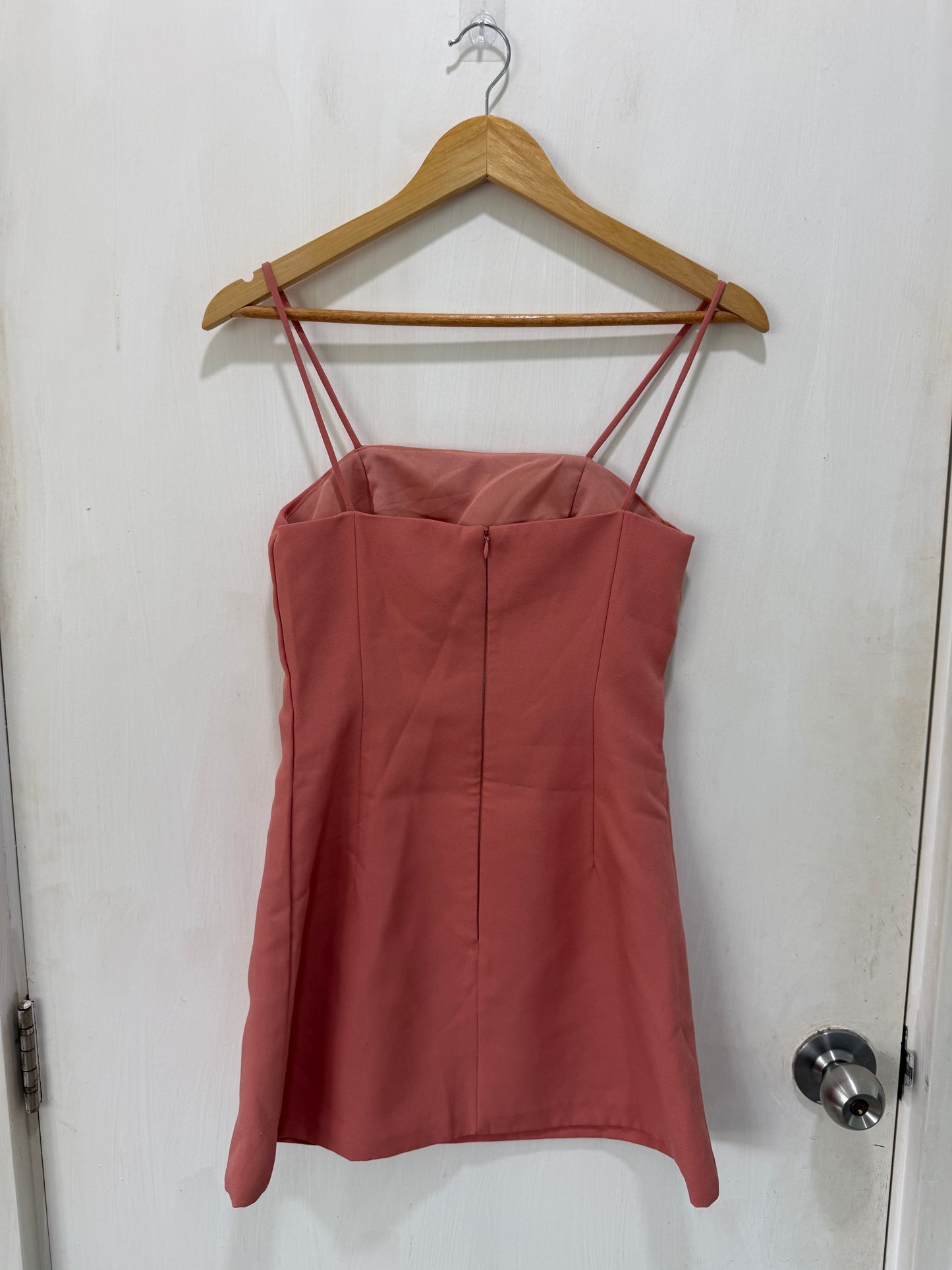 Vasaa Shop Pink Structured Mini Dress Size L