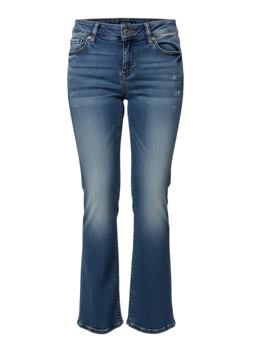 Decree Low-Rise Blue Flare Jeans 3