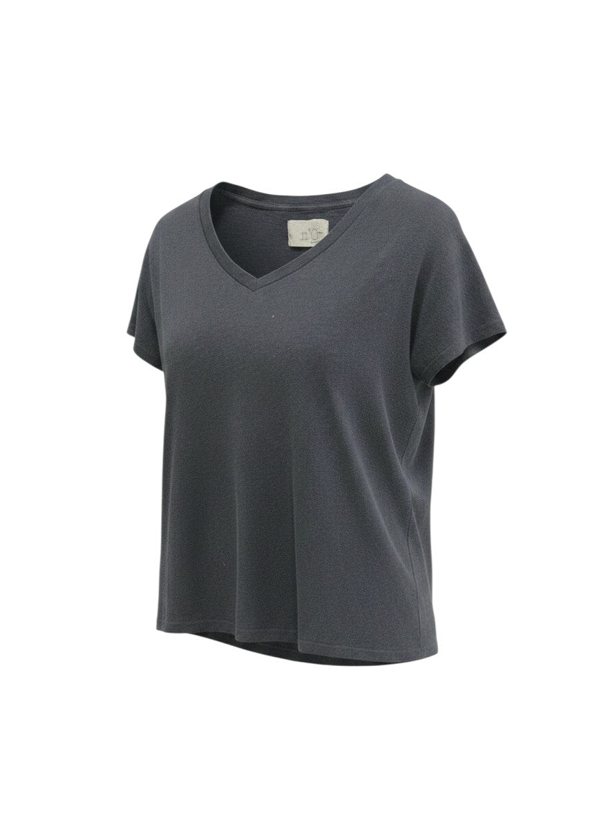 n'Or Label Charcoal Heathered V-Neck T-Shirt