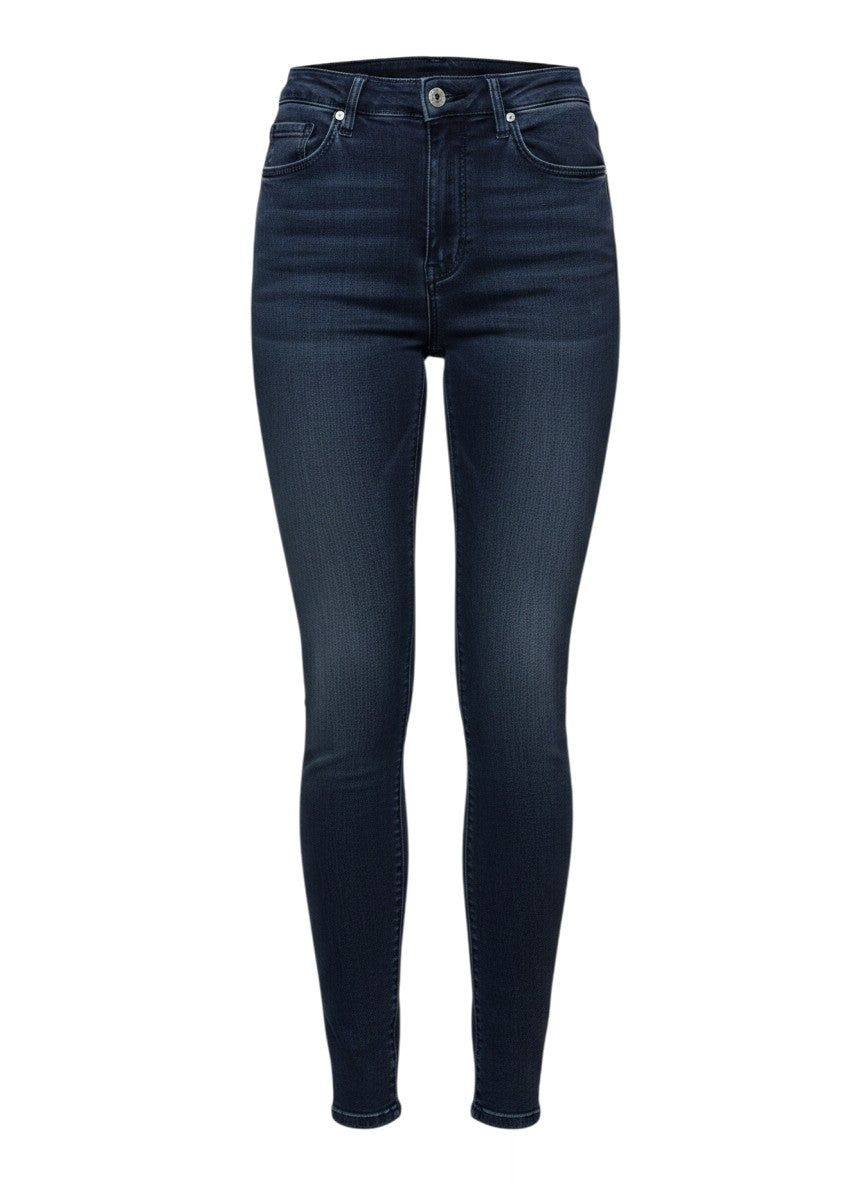Sixte Dark Blue High-Rise Skinny Jeans 46
