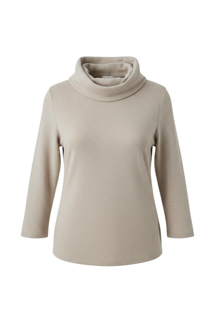 Turtleneck Tunic Top — Pima Cotton — J.Jill