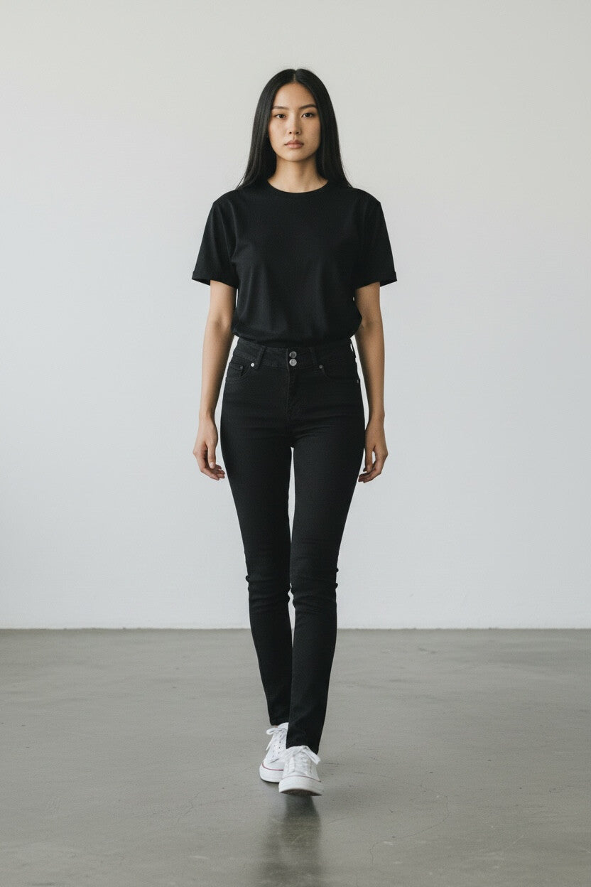 Women's Brooke Stretch Jeans — Black — Pepe Jeans London