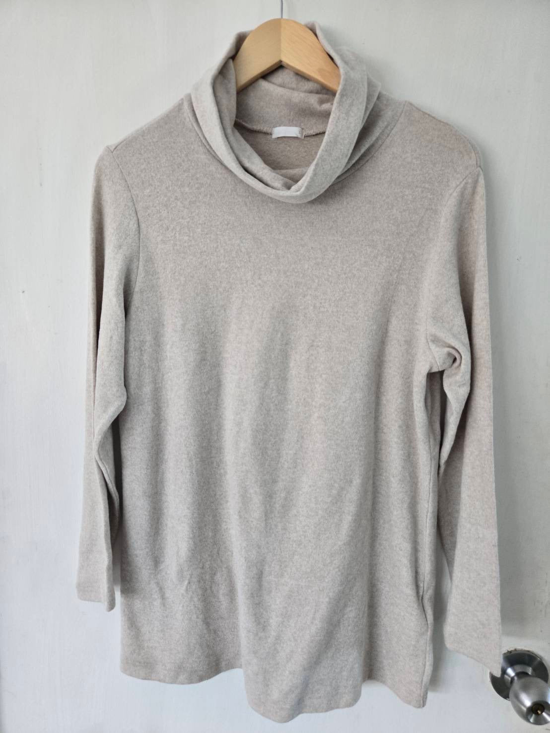 Turtleneck Tunic Top — Pima Cotton — J.Jill