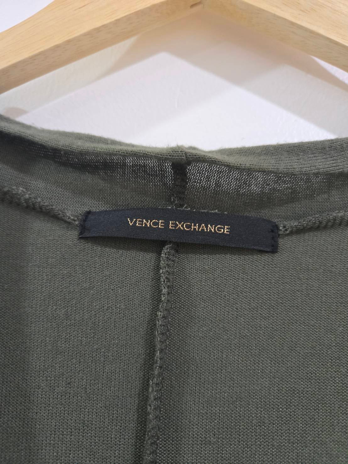 Khaki Green Kimono-Style Jacket — Vence Exchange