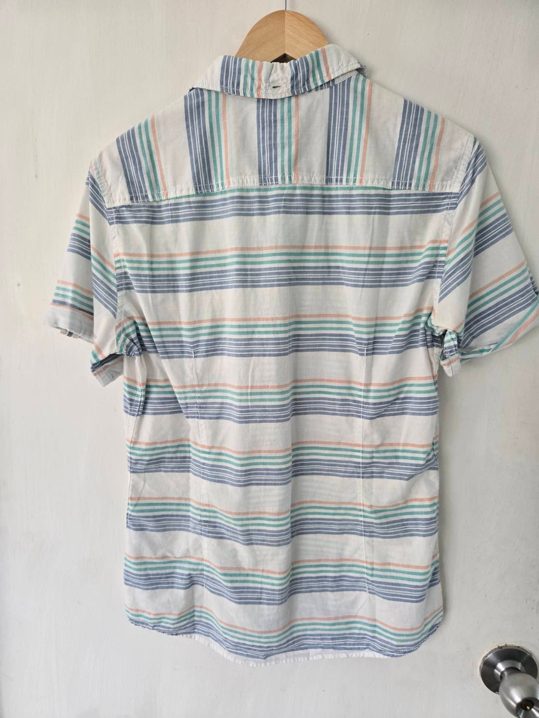 Short-Sleeve Striped Shirt — Multi-Colour — EDC by Esprit