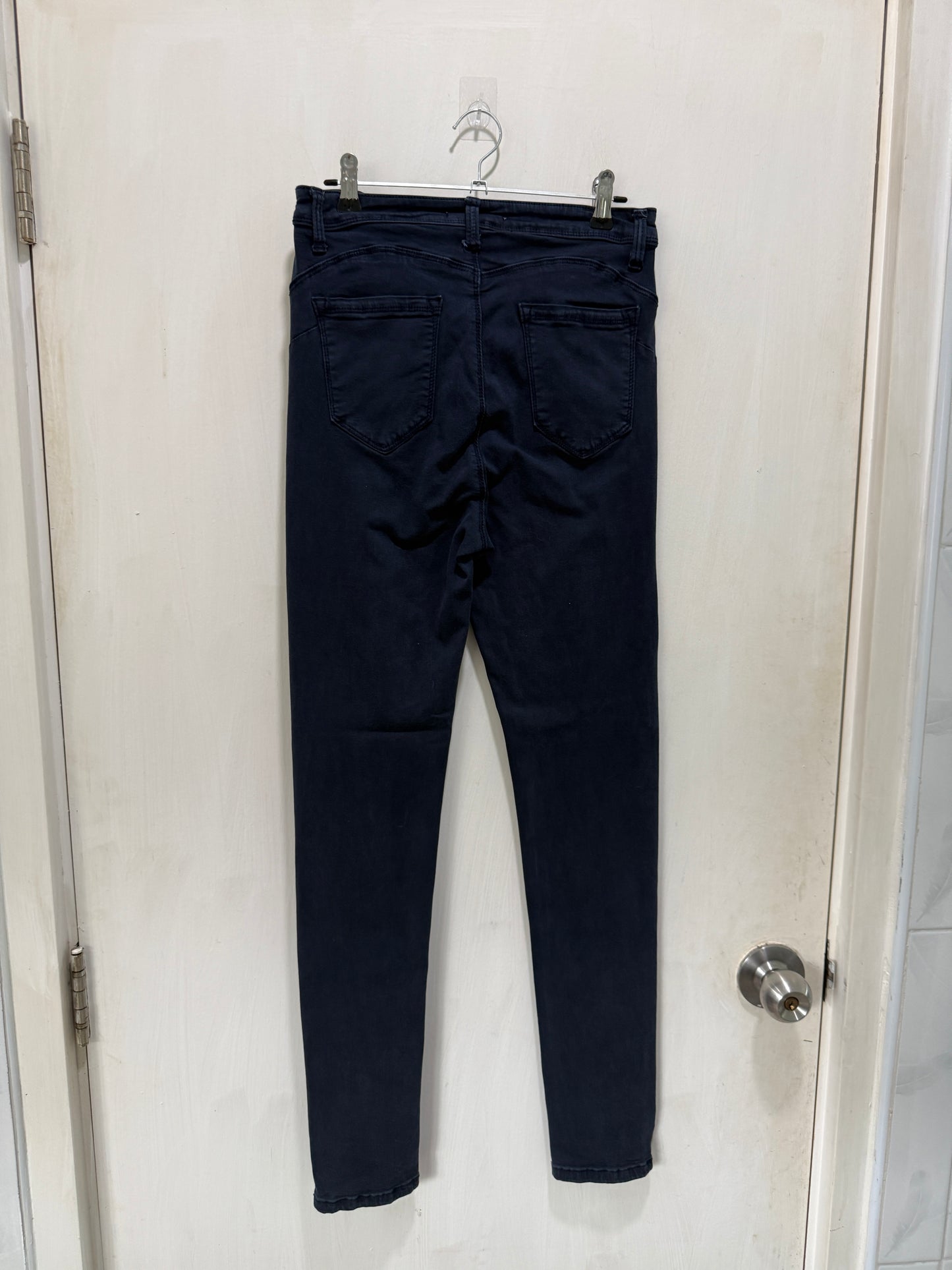 Sixte Dark Blue High-Rise Skinny Jeans 46
