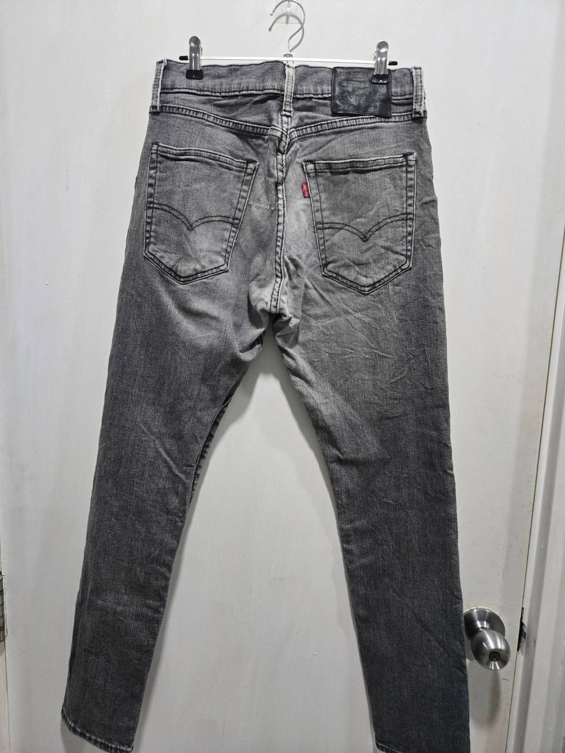 Levi's 512 Washed Grey Tapered Slim Jeans