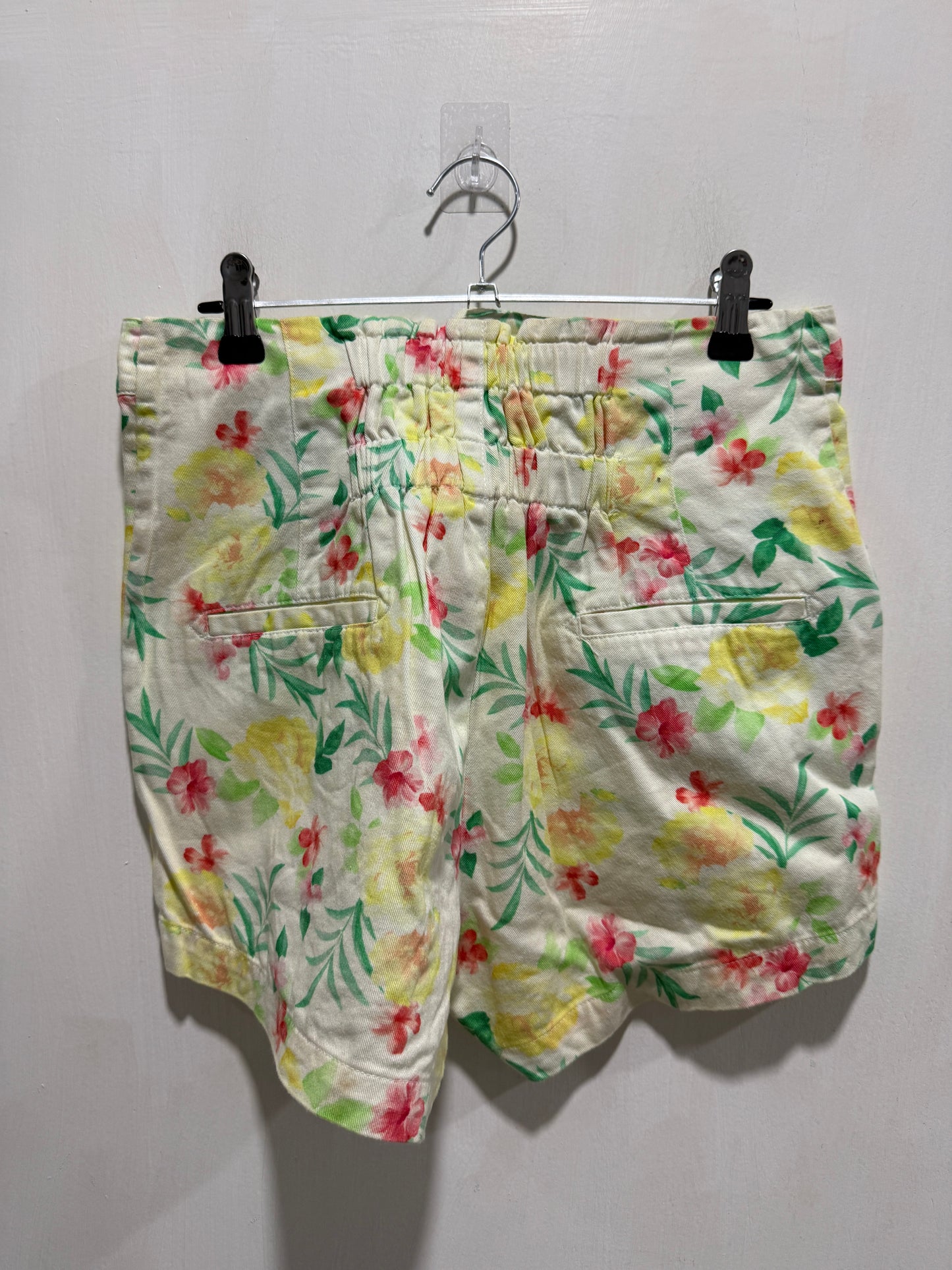 Repipi Armario White Floral Print Shorts M
