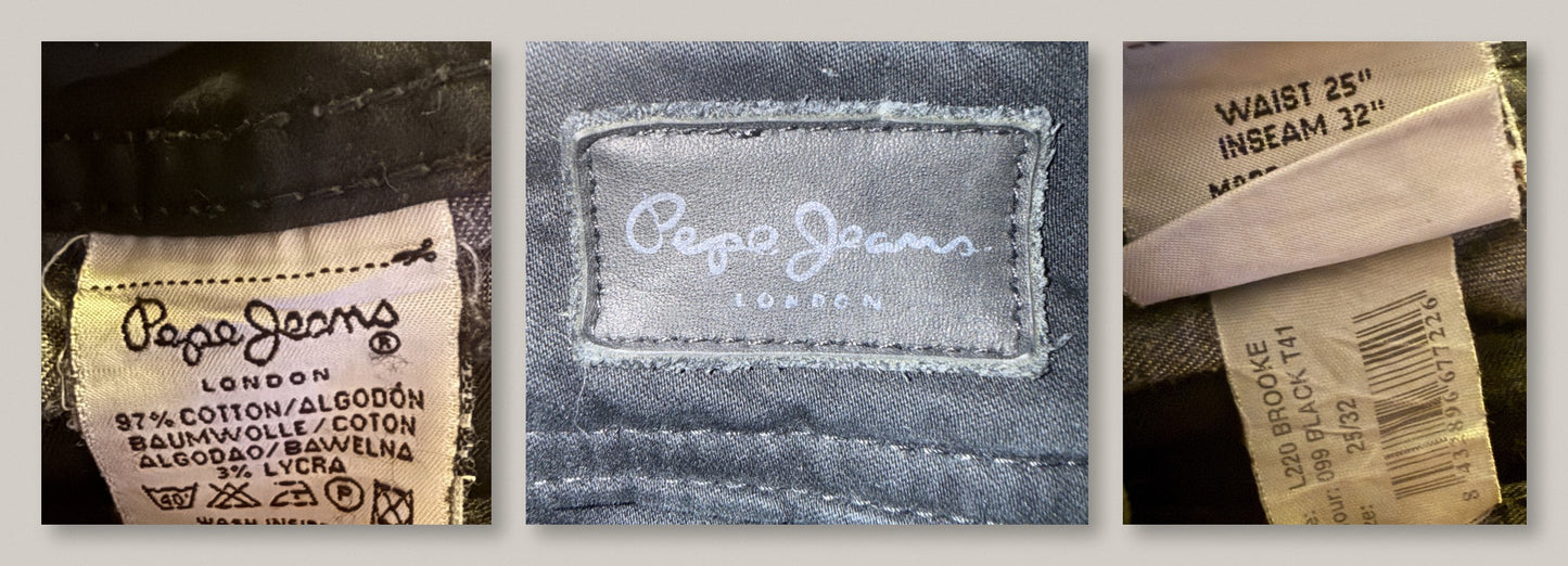 Women's Brooke Stretch Jeans — Black — Pepe Jeans London