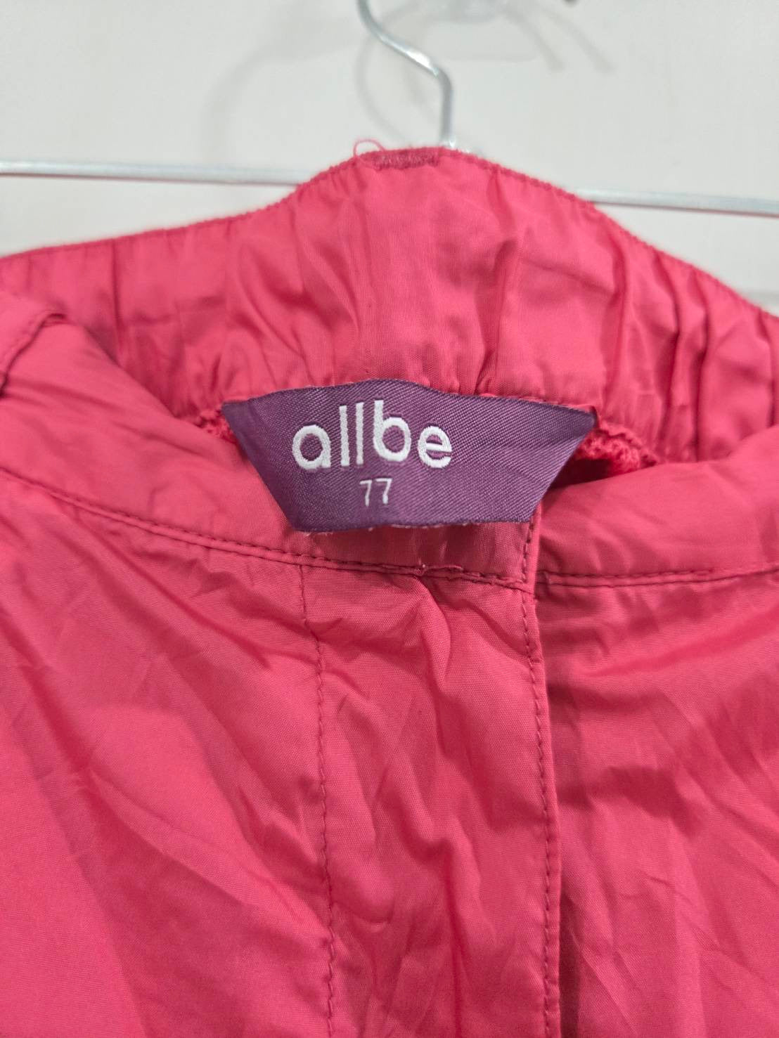 Allbe Bright Pink Windrunner Trousers — Size S