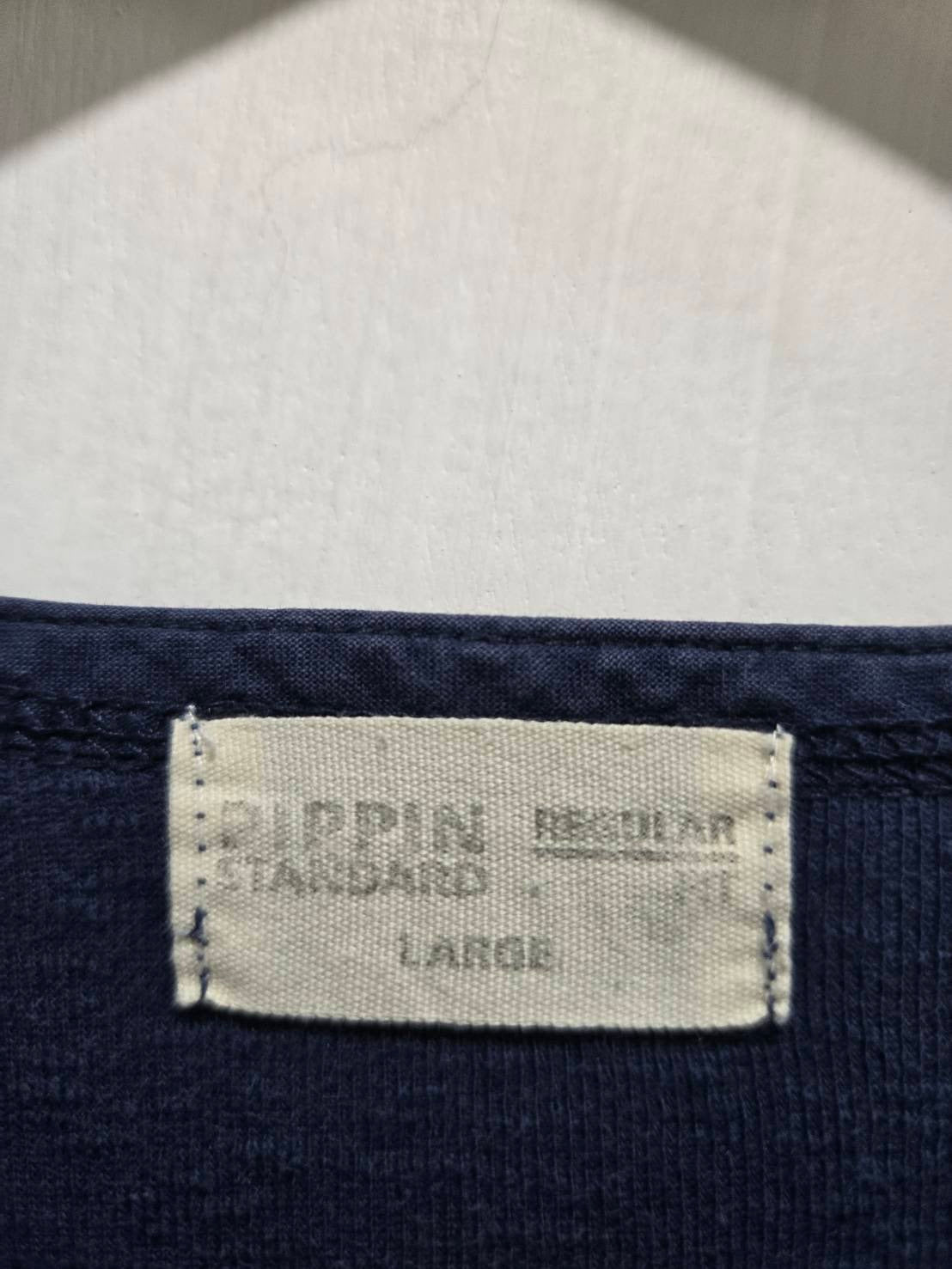 Pippin Standard Blue Raglan Henley Shirt
