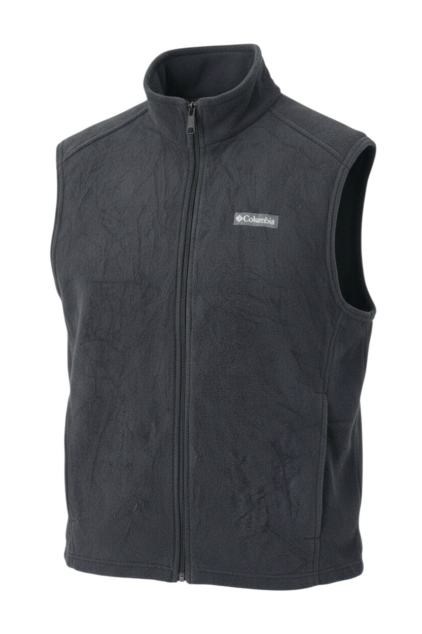 Black Fleece Vest — Full-Zip — Columbia Steens Mountain