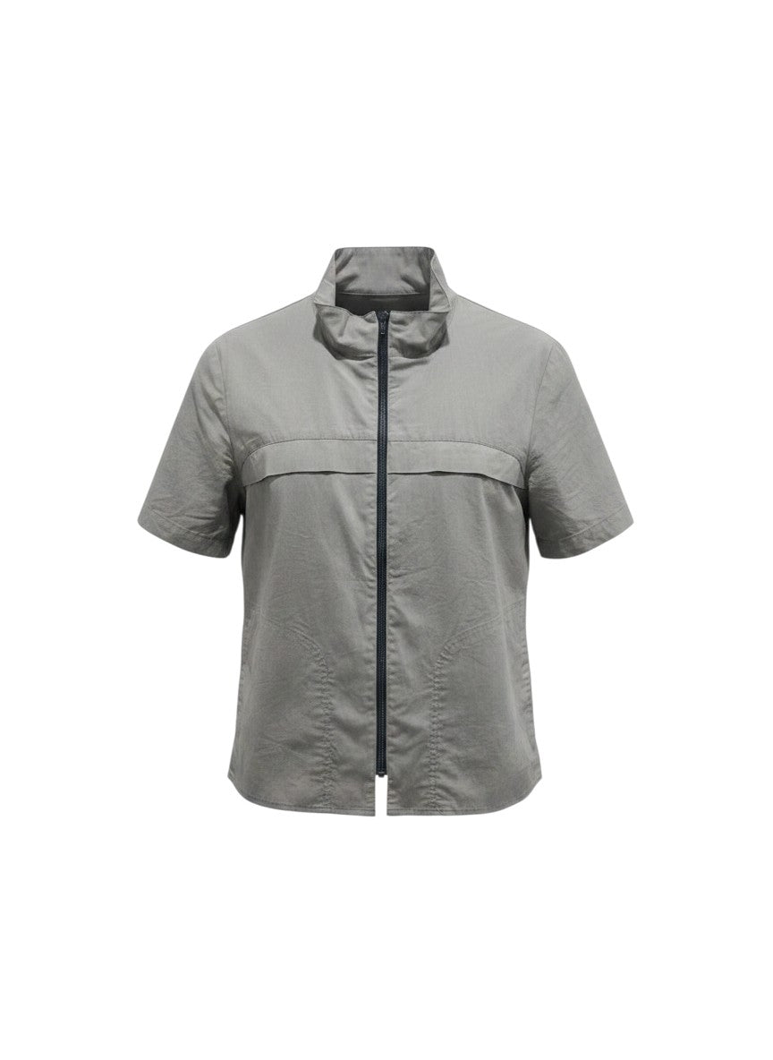 MC APACHE Grey Short Sleeve Zip Sports Jacket