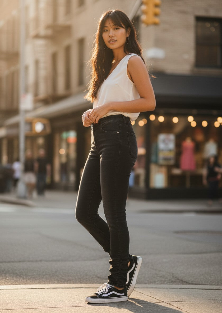 Hiromichi Nakano Black Denim Trousers 61-85