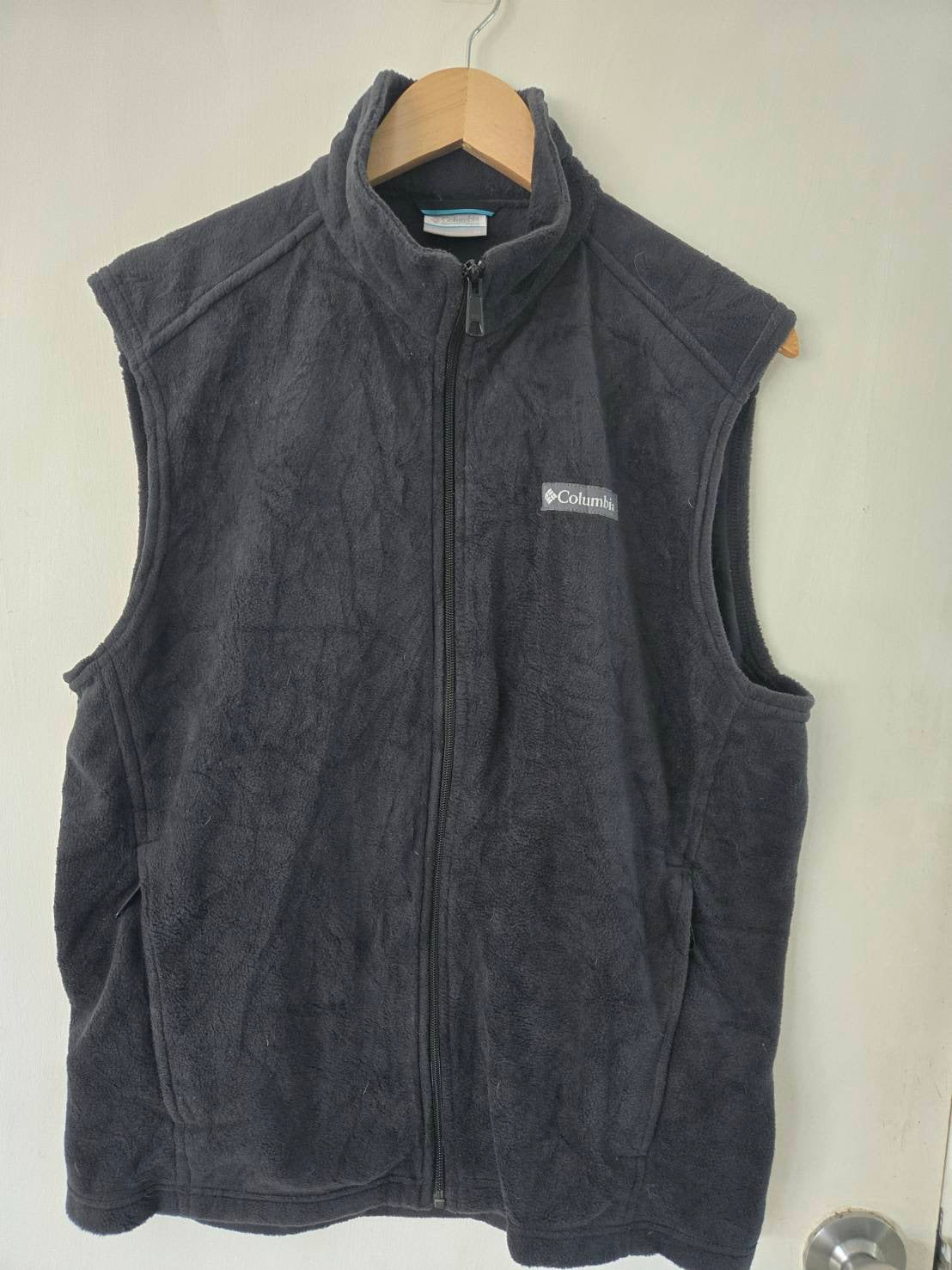 Black Fleece Vest — Full-Zip — Columbia Steens Mountain