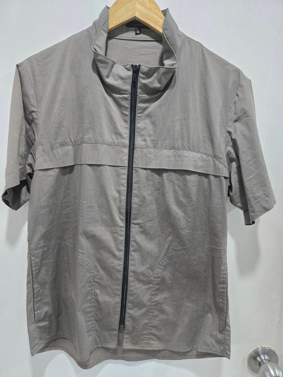 MC APACHE Grey Short Sleeve Zip Sports Jacket