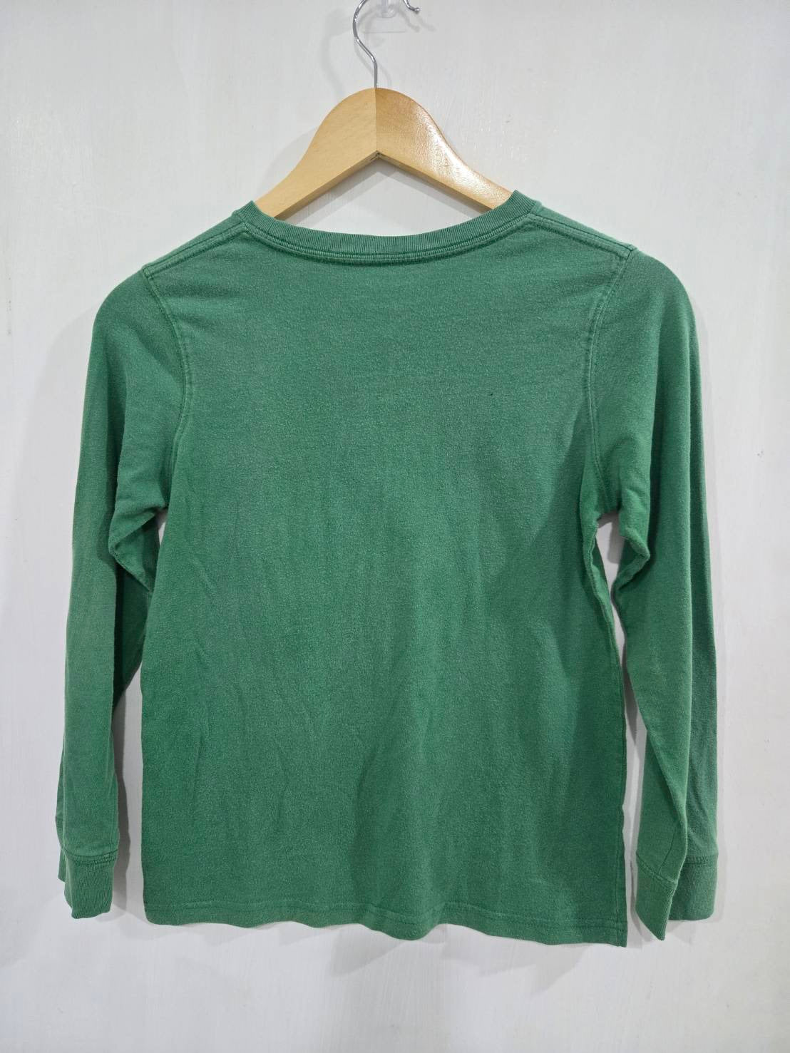 GapKids Green Long Sleeve Logo Tee — Children 10y/11y