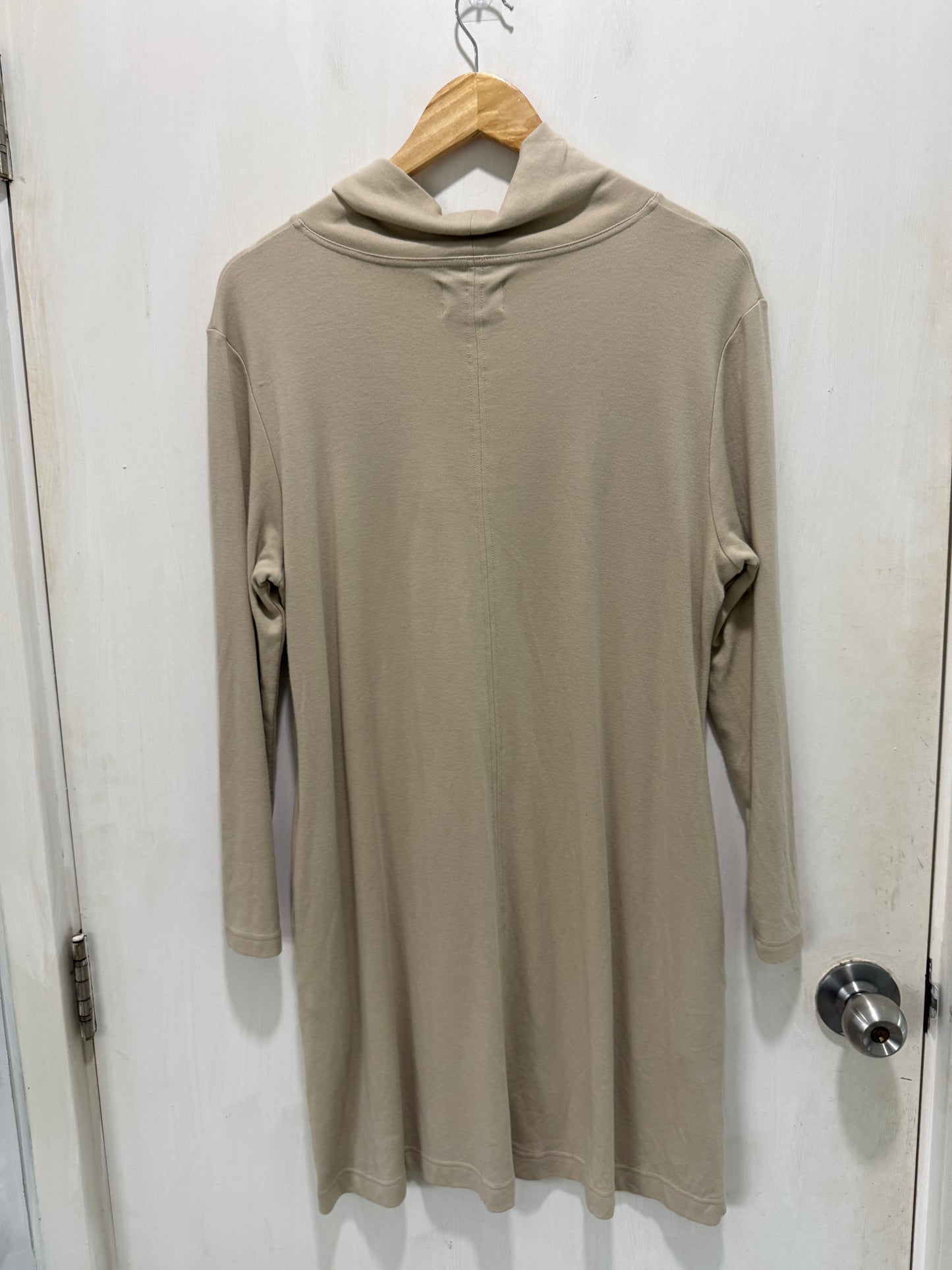 Nahoko Beige Cowl Neck Tunic Free Size