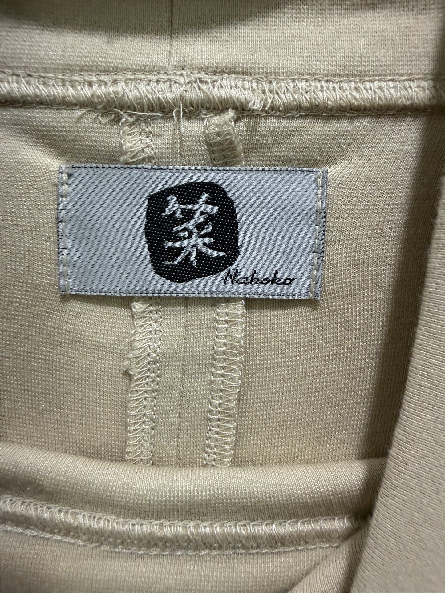 Nahoko Beige Cowl Neck Tunic Free Size