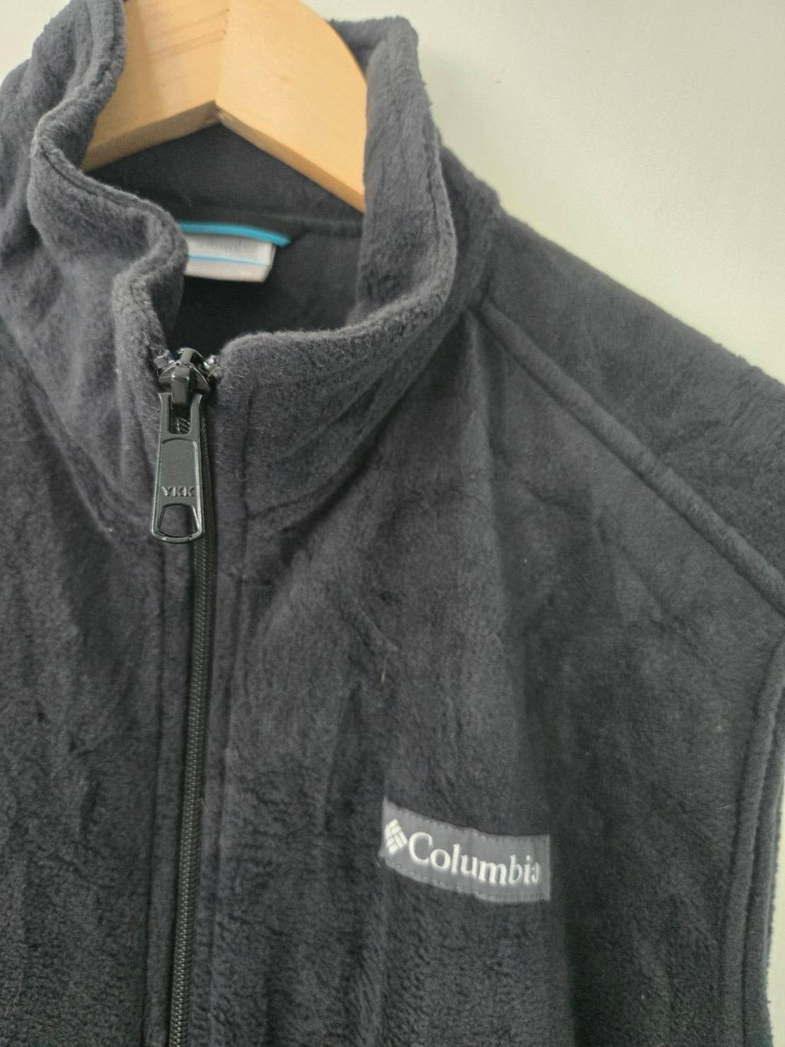 Black Fleece Vest — Full-Zip — Columbia Steens Mountain
