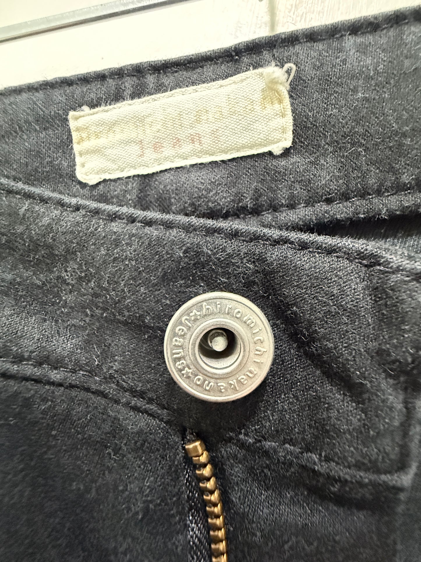 Hiromichi Nakano Black Denim Trousers 61-85