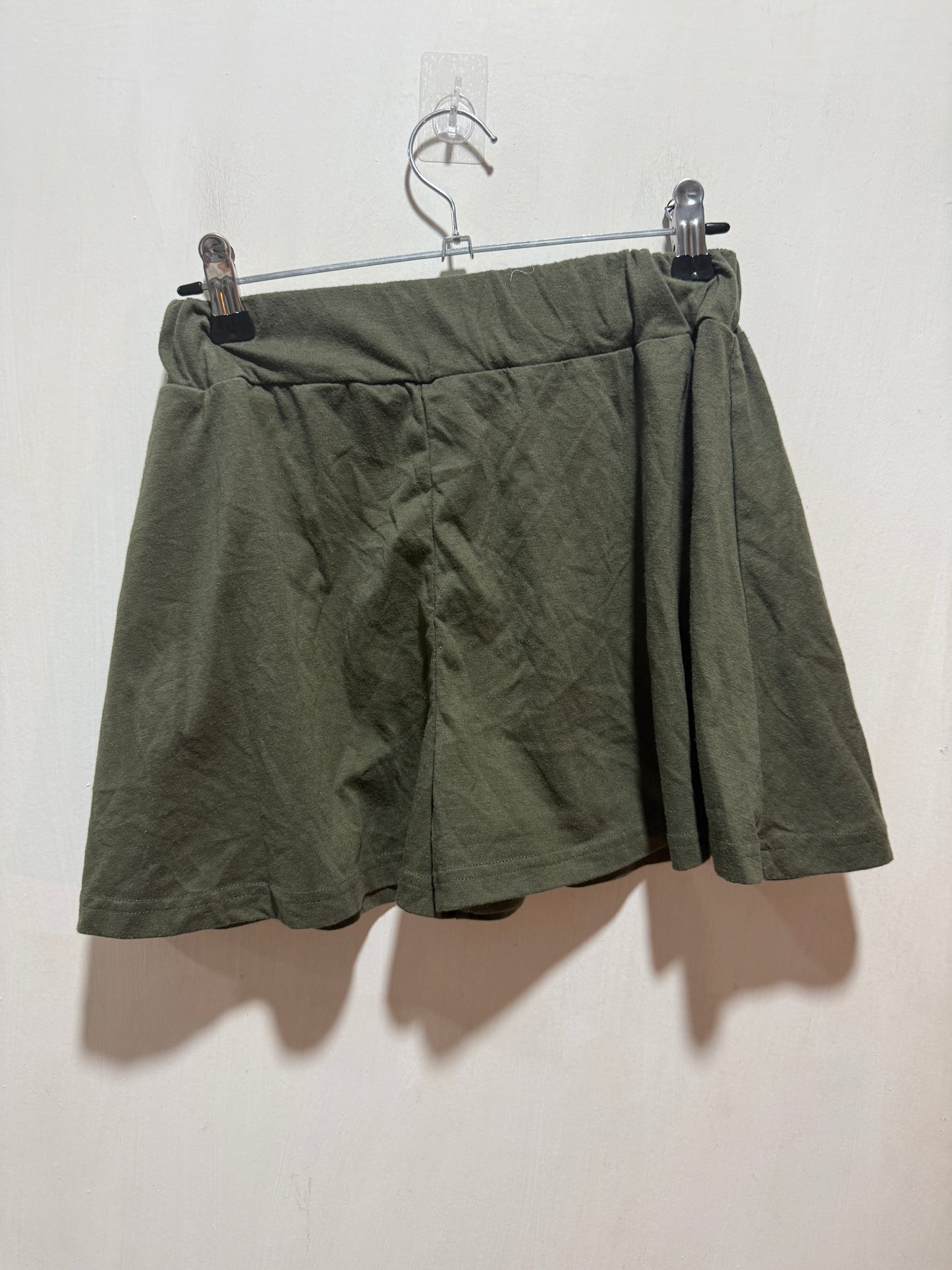 Olive Green Pleated Skort — Fresh Active Youth Style — Spicy